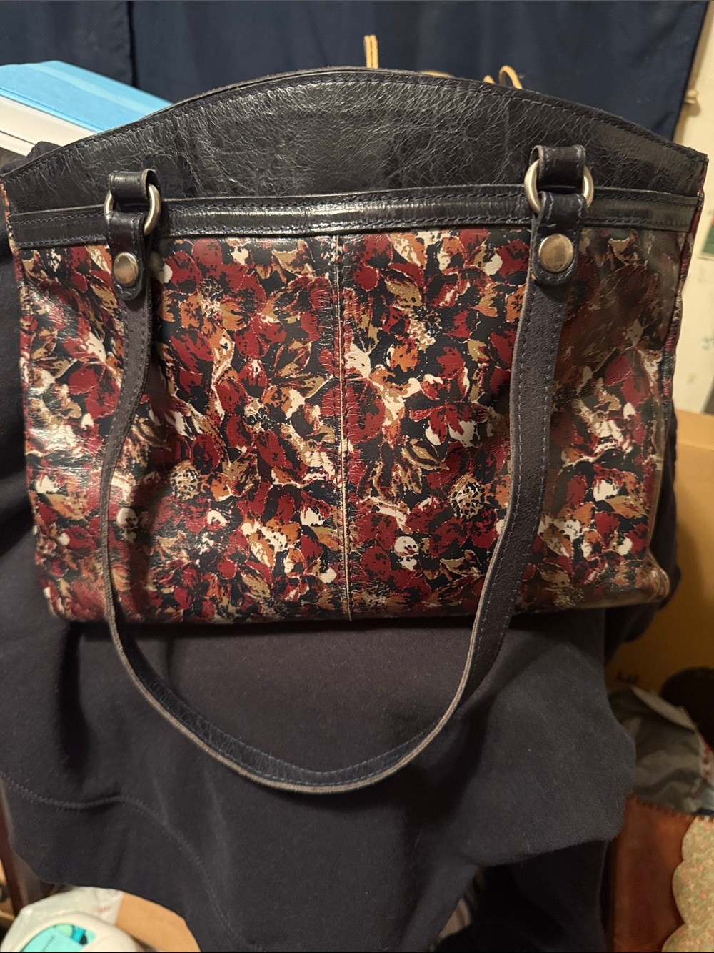 Patricia Nash leather shoulder bag